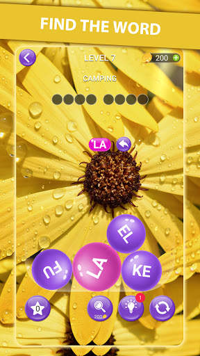 Word Serene Bubbles screenshot 1
