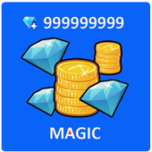 Magic Diamond Free Fire Simulator Free أيقونة
