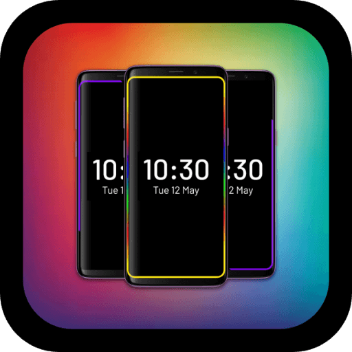 Edge Lighting Border : Notification, Screen Lock icon