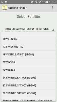 Satellite finder and locator screenshot 1