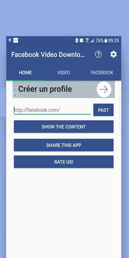 HD Video Downloader for fb - Speed screenshot 1