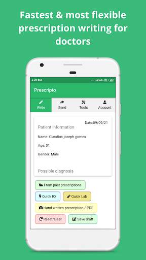 Prescripto: Best e-prescription app for doctors screenshot 1