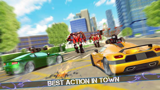 Grand Robot Car Crime Battle Simulator screenshot 2