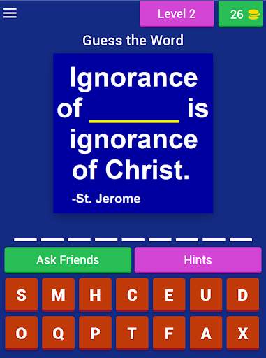 Saint Quotes (Catholic Game) screenshot 6