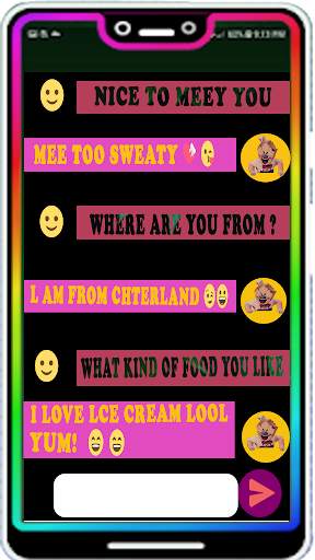 Video Call & Chat For Ice Scream : Simulator screenshot 3