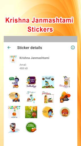 Krishna Stickers for WhatsApp screenshot 3
