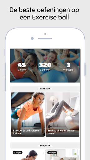 Swiss Ball Training - Fitnessbal oefeningen thuis screenshot 1