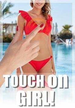 Touch on Girl: Clothes Scanner Fun Prank 1 تصوير الشاشة