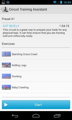 Circuit Training Assistant скриншот 6