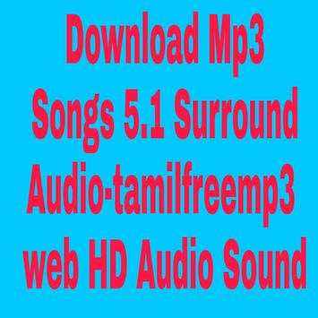 Mp3 Songs Download 5.1 Surround Audio-Tamil screenshot 2