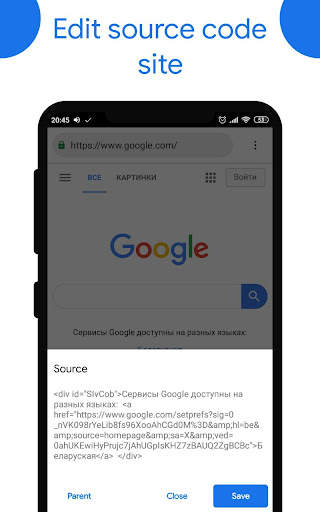 Element Inspector - Web editor, HTML Live screenshot 3