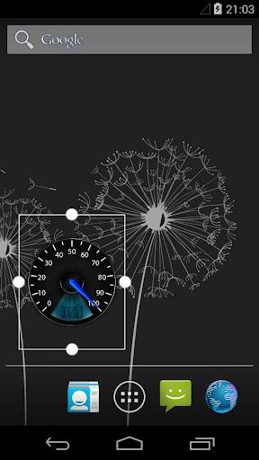 Battery Speedometer gauge screenshot 1