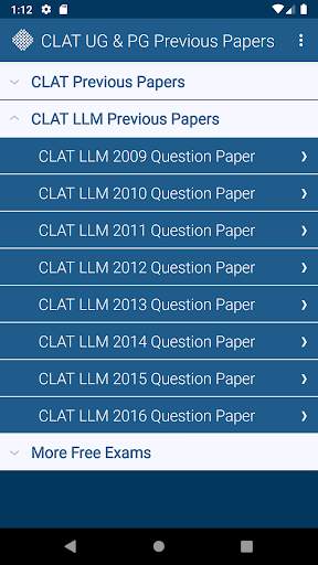 CLAT Previous Papers (UG & PG) screenshot 2