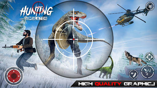 Dinosaur Hunting Gun Games स्क्रीनशॉट 7