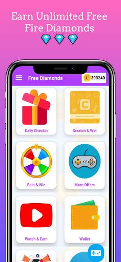 Free Diamonds💎 - Daily Free in Fire Diamonds screenshot 1