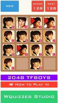 2048 TFBoys Special Edition Game screenshot 2