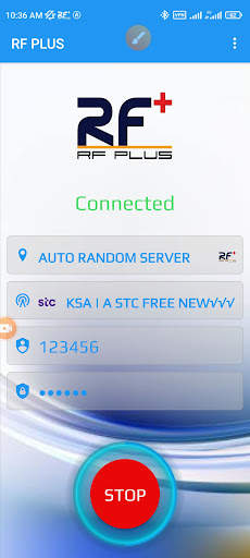 RF PLUS   VPN screenshot 2
