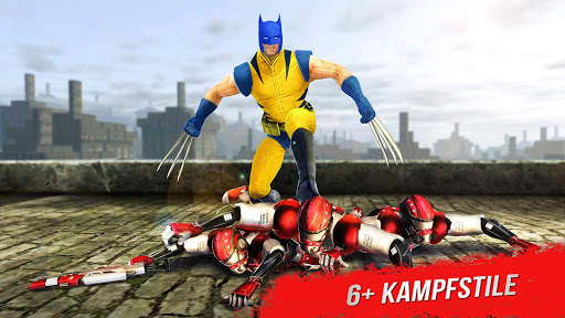 Superhelden Schlacht Spiele - Straße Schlägerei screenshot 1