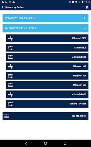 STPOWER MOSFET Finder screenshot 2