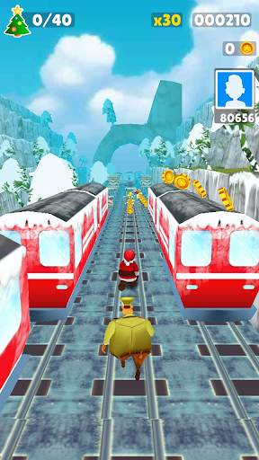 Santa Rail Rush Challenge screenshot 3