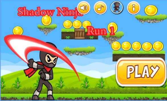shadow ninja run 1 screenshot 1