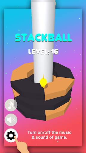 Stackball Smash - Falling Helix Ball 3D screenshot 5