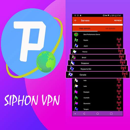 Siphon Pro VPN Freedom on the internet & Unblock screenshot 1
