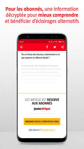 JeuneAfrique.com screenshot 4