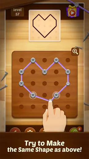 Line Puzzle: String Art скриншот 6