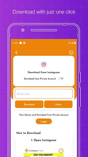 Video downloader for Instagram, Image& Story Saver screenshot 3