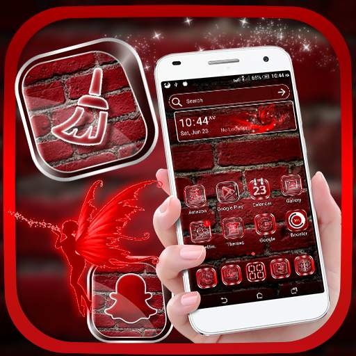 Red Brick Launcher Theme 4.3