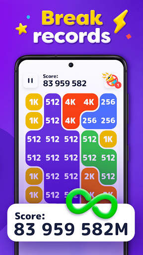 LAVA - 2048 number merge game screenshot 3