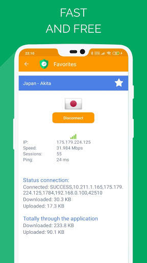 World VPN Map and Proxy (absolutely free) screenshot 4