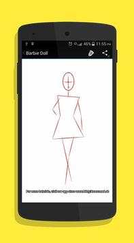 How to Draw Barbi screenshot 1