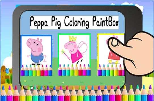 Peppa & Pig Coloring PaintBox screenshot 4