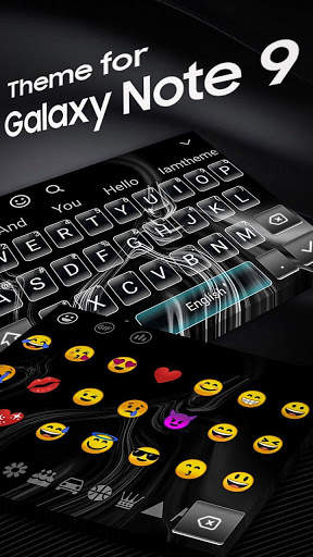 Black Theme for Galaxy Note 9 screenshot 3
