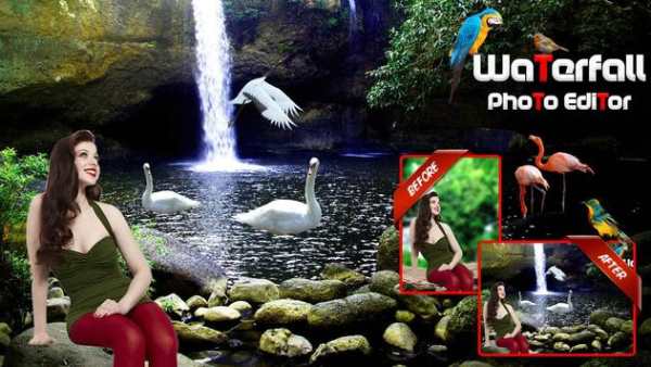 Waterfall Photo Editor - Waterfall Photo Frame 5 تصوير الشاشة