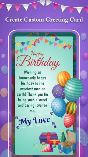 Happy Birthday Wishes & Greeting Cards Maker screenshot 5