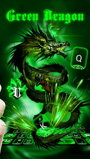 Green Dragon Keyboard Theme screenshot 2