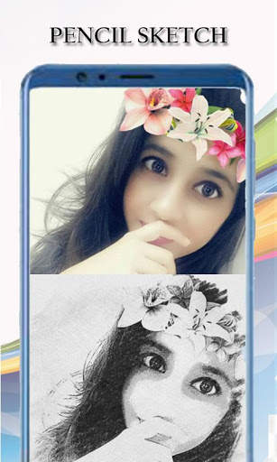 Selfie Photo Sketch-Photo Editor Pencil Sketch Art screenshot 1