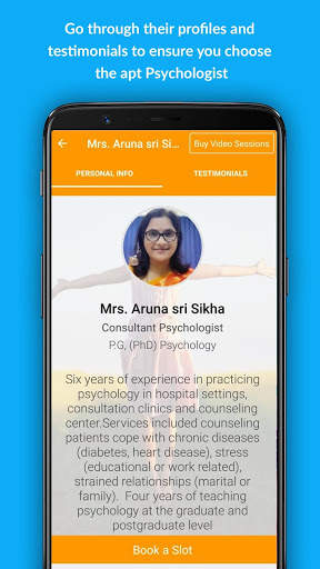Wellness Hub: Video Counselling app for Depression screenshot 4