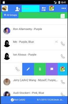 Group Contacts Backup Share screenshot 1