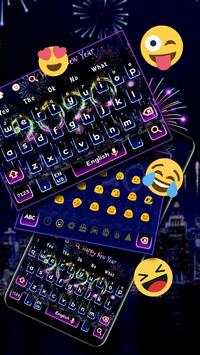 2020 Happy New Year Keyboard Theme screenshot 3