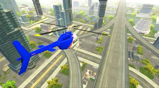 City Helicopter Simulator Game screenshot 2