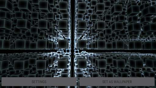Infinity Parallax Cubes 3D Live Wallpaper screenshot 10