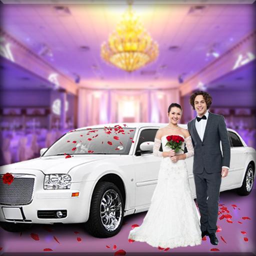 Wedding City Limo Car Driving icon