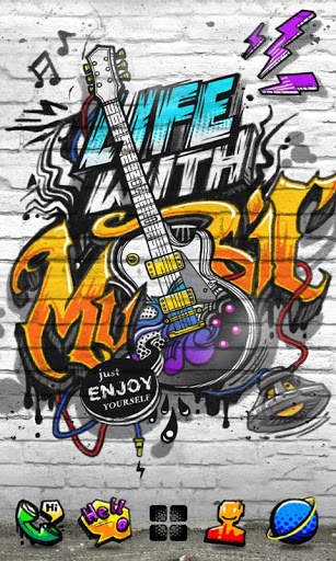 Music life GO Launcher Theme screenshot 3