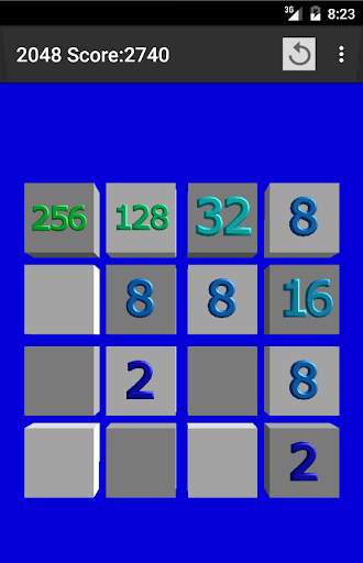 2048 3D - The powers of Two screenshot 2