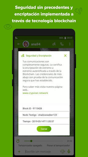 Crypviser Secure Messenger screenshot 4