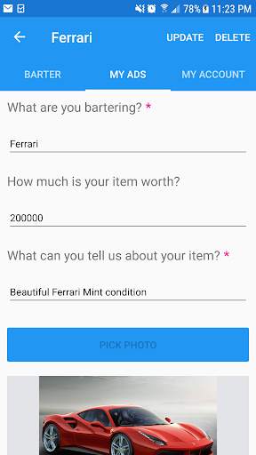 BarterApp - Barter System screenshot 2